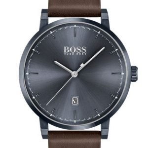 Ρολόι BOSS Confidence Brown Leather Strap 1513791